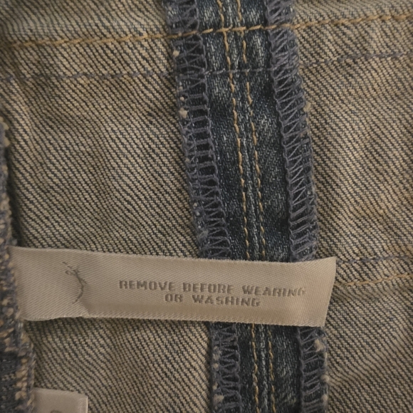 LOFT Distressed Blue Jean Jacket - Picture 3 of 7